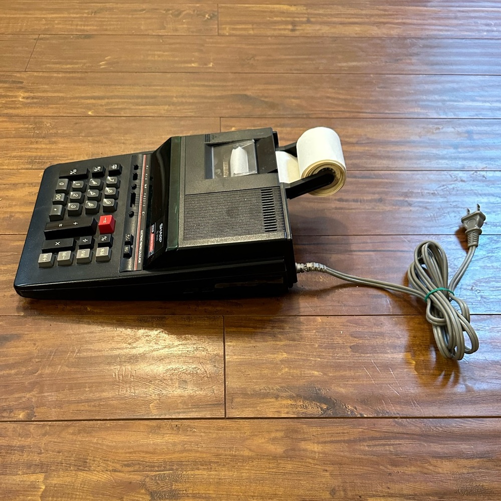 VTG Sharp EL-2630 2 Color Ribbon Print Calculator - Picture 7 of 9
